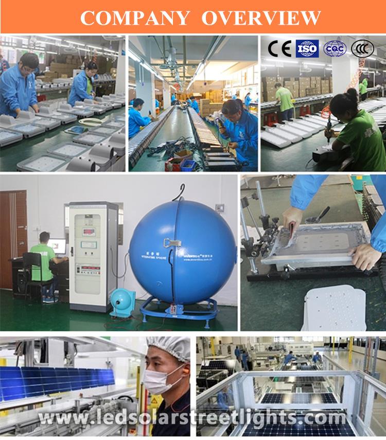 Production Process of 20W Solar Street Light